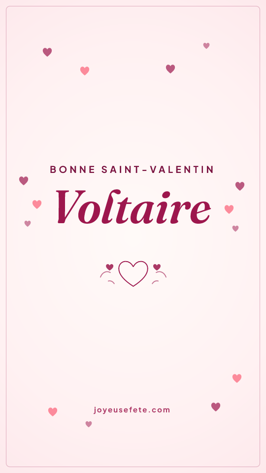 Image « Bonne Saint-Valentin Voltaire » au format story