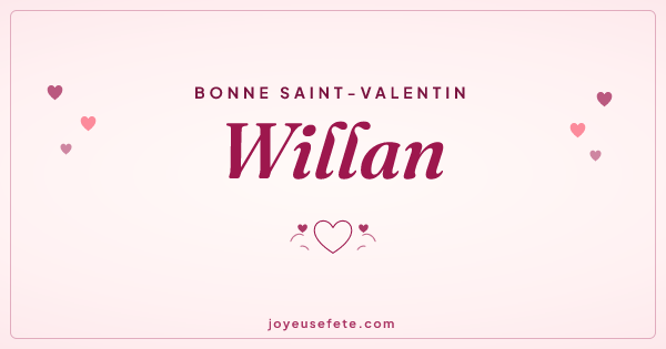 Image « Bonne Saint-Valentin Willan » au format large