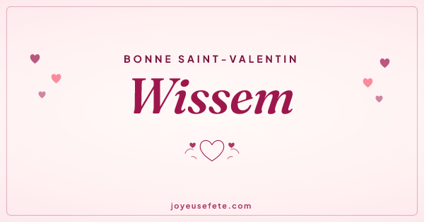 Image « Bonne Saint-Valentin Wissem » au format large