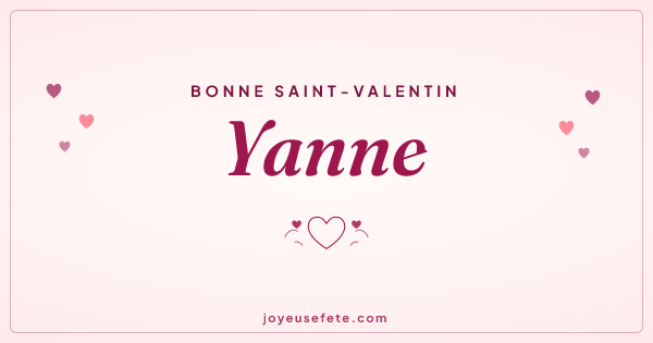 Image « Bonne Saint-Valentin Yanne » au format large