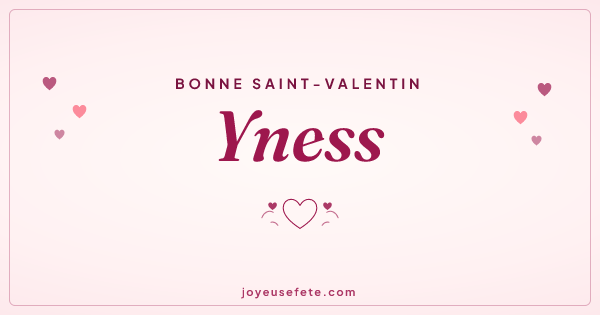 Image « Bonne Saint-Valentin Yness » au format large