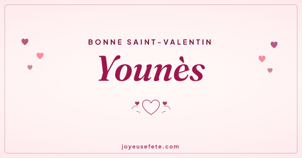 Image « Bonne Saint-Valentin Younès » au format large