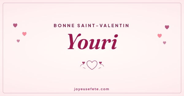 Image « Bonne Saint-Valentin Youri » au format large