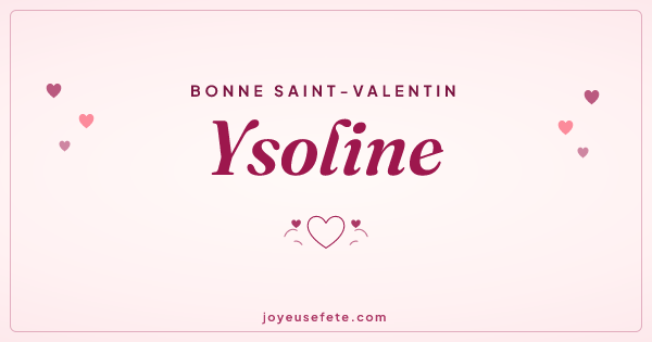 Image « Bonne Saint-Valentin Ysoline » au format large