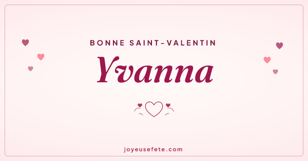 Image « Bonne Saint-Valentin Yvanna » au format large