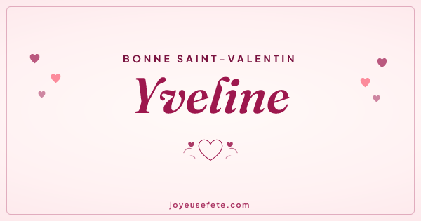 Image « Bonne Saint-Valentin Yveline » au format large