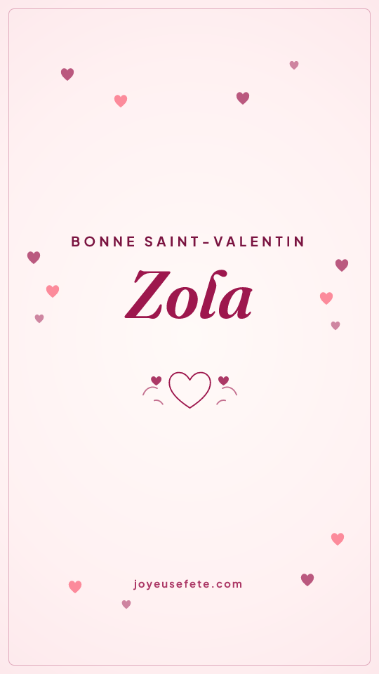 Image « Bonne Saint-Valentin Zola » au format story