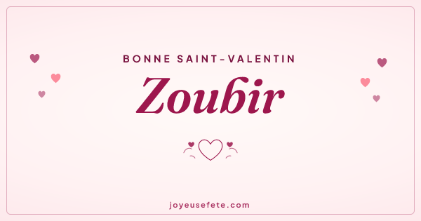 Image « Bonne Saint-Valentin Zoubir » au format large
