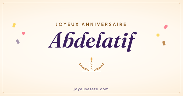 Image « Joyeux anniversaire Abdelatif » au format large