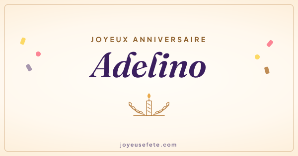 Image « Joyeux anniversaire Adelino » au format large