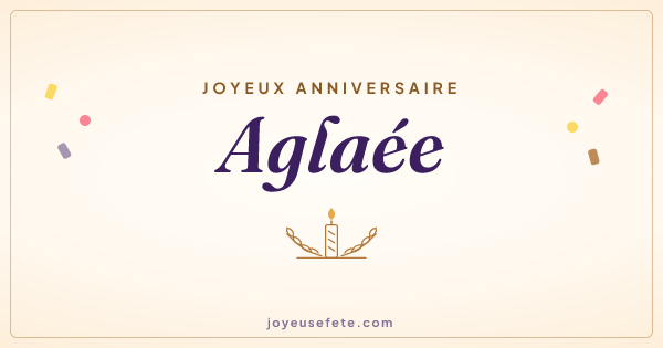 Image « Joyeux anniversaire Aglaée » au format large