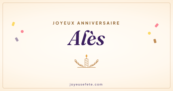 Image « Joyeux anniversaire Alès » au format large