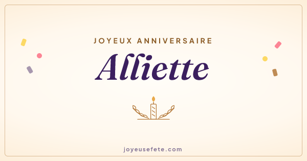 Image « Joyeux anniversaire Alliette » au format large