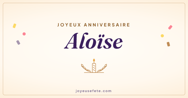 Image « Joyeux anniversaire Aloïse » au format large