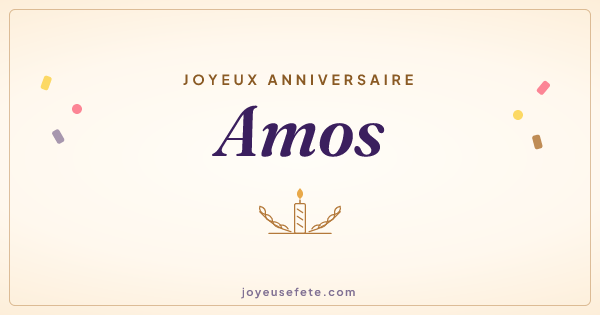 Image « Joyeux anniversaire Amos » au format large