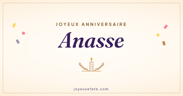 Image « Joyeux anniversaire Anasse » au format large