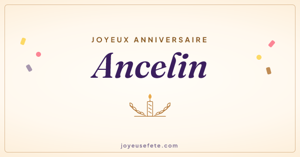 Image « Joyeux anniversaire Ancelin » au format large