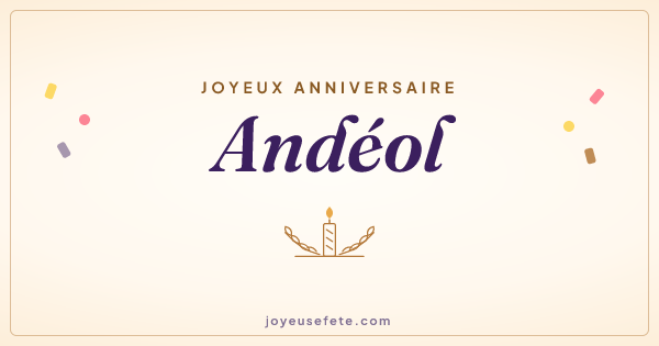 Image « Joyeux anniversaire Andéol » au format large