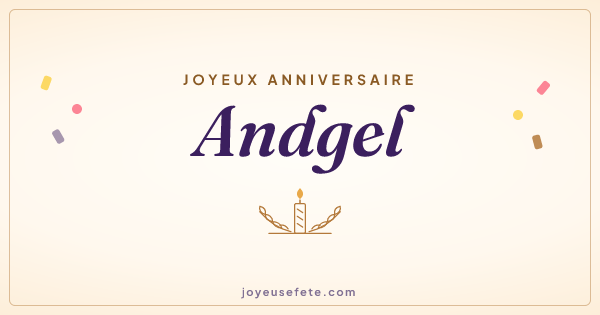 Image « Joyeux anniversaire Andgel » au format large