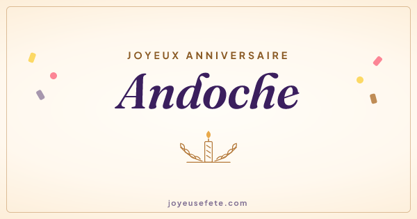 Image « Joyeux anniversaire Andoche » au format large