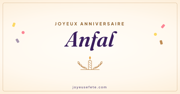 Image « Joyeux anniversaire Anfal » au format large