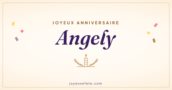 Image « Joyeux anniversaire Angely » au format large
