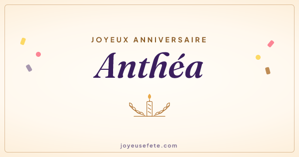 Image « Joyeux anniversaire Anthéa » au format large