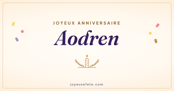 Image « Joyeux anniversaire Aodren » au format large