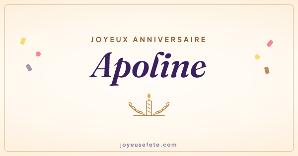 Image « Joyeux anniversaire Apoline » au format large