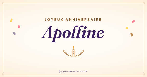 Image « Joyeux anniversaire Apolline » au format large