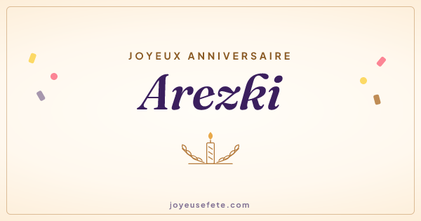 Image « Joyeux anniversaire Arezki » au format large