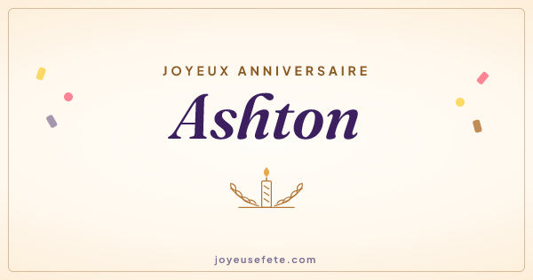 Image « Joyeux anniversaire Ashton » au format large