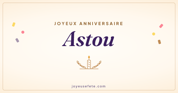 Image « Joyeux anniversaire Astou » au format large