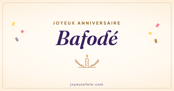 Image « Joyeux anniversaire Bafodé » au format large