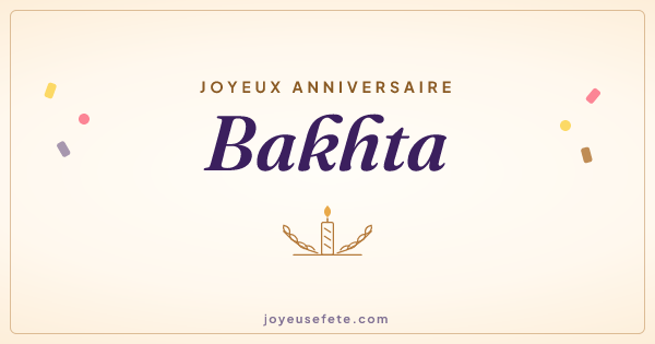 Image « Joyeux anniversaire Bakhta » au format large