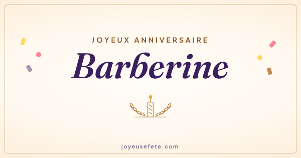Image « Joyeux anniversaire Barberine » au format large