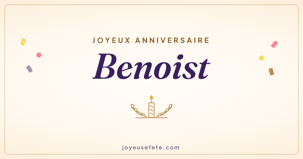 Image « Joyeux anniversaire Benoist » au format large