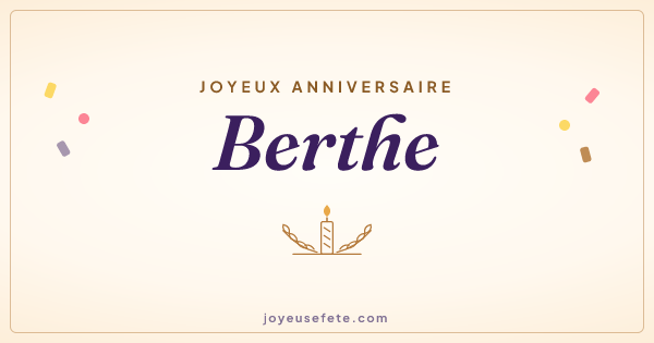 Image « Joyeux anniversaire Berthe » au format large