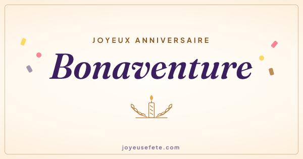 Image « Joyeux anniversaire Bonaventure » au format large