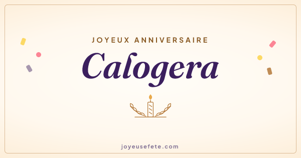 Image « Joyeux anniversaire Calogera » au format large