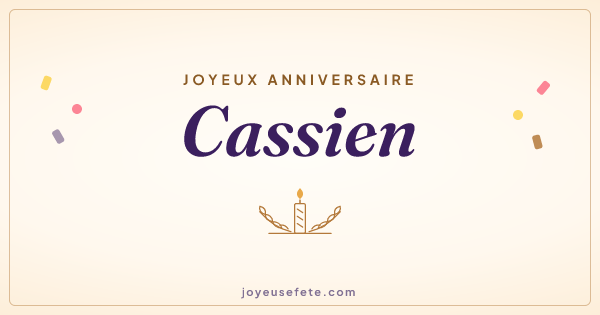 Image « Joyeux anniversaire Cassien » au format large