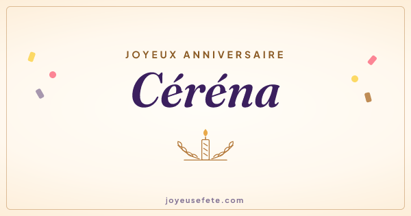 Image « Joyeux anniversaire Céréna » au format large