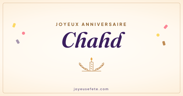 Image « Joyeux anniversaire Chahd » au format large