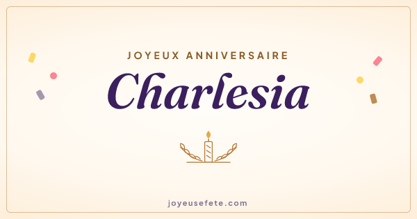 Image « Joyeux anniversaire Charlesia » au format large