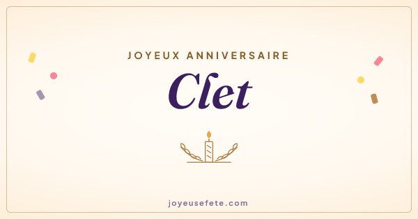 Image « Joyeux anniversaire Clet » au format large