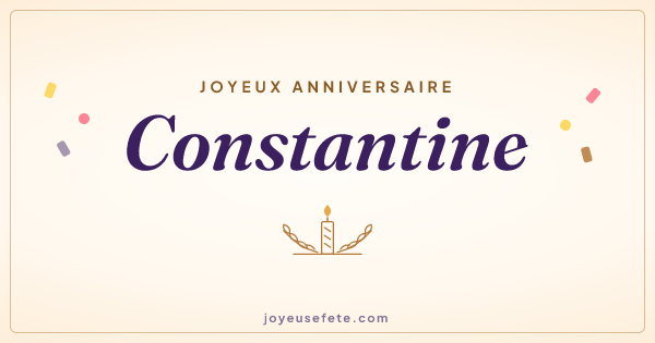 Image « Joyeux anniversaire Constantine » au format large