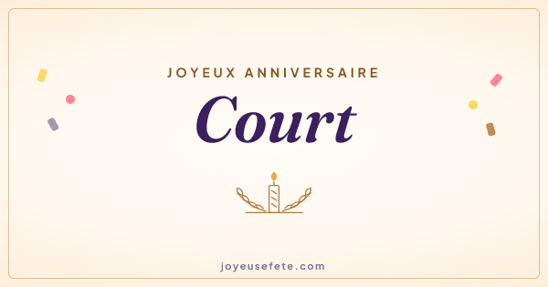 Image « Joyeux anniversaire Court » au format large