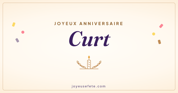 Image « Joyeux anniversaire Curt » au format large