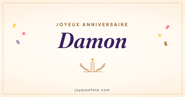 Image « Joyeux anniversaire Damon » au format large