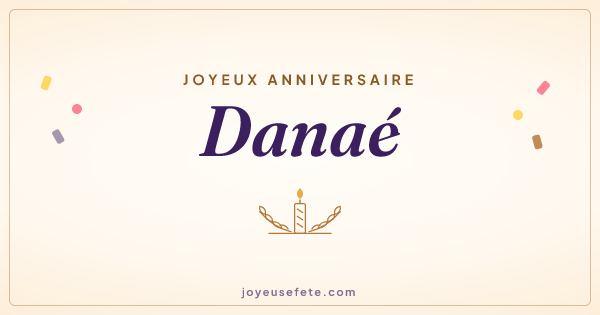 Image « Joyeux anniversaire Danaé » au format large